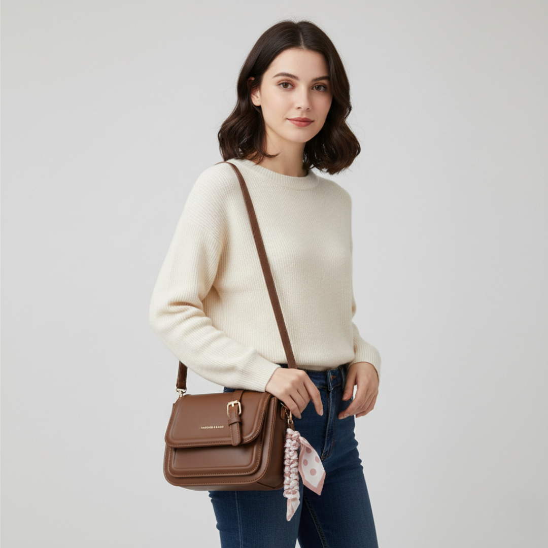Nordspur | Small Square PU Shoulder Bag