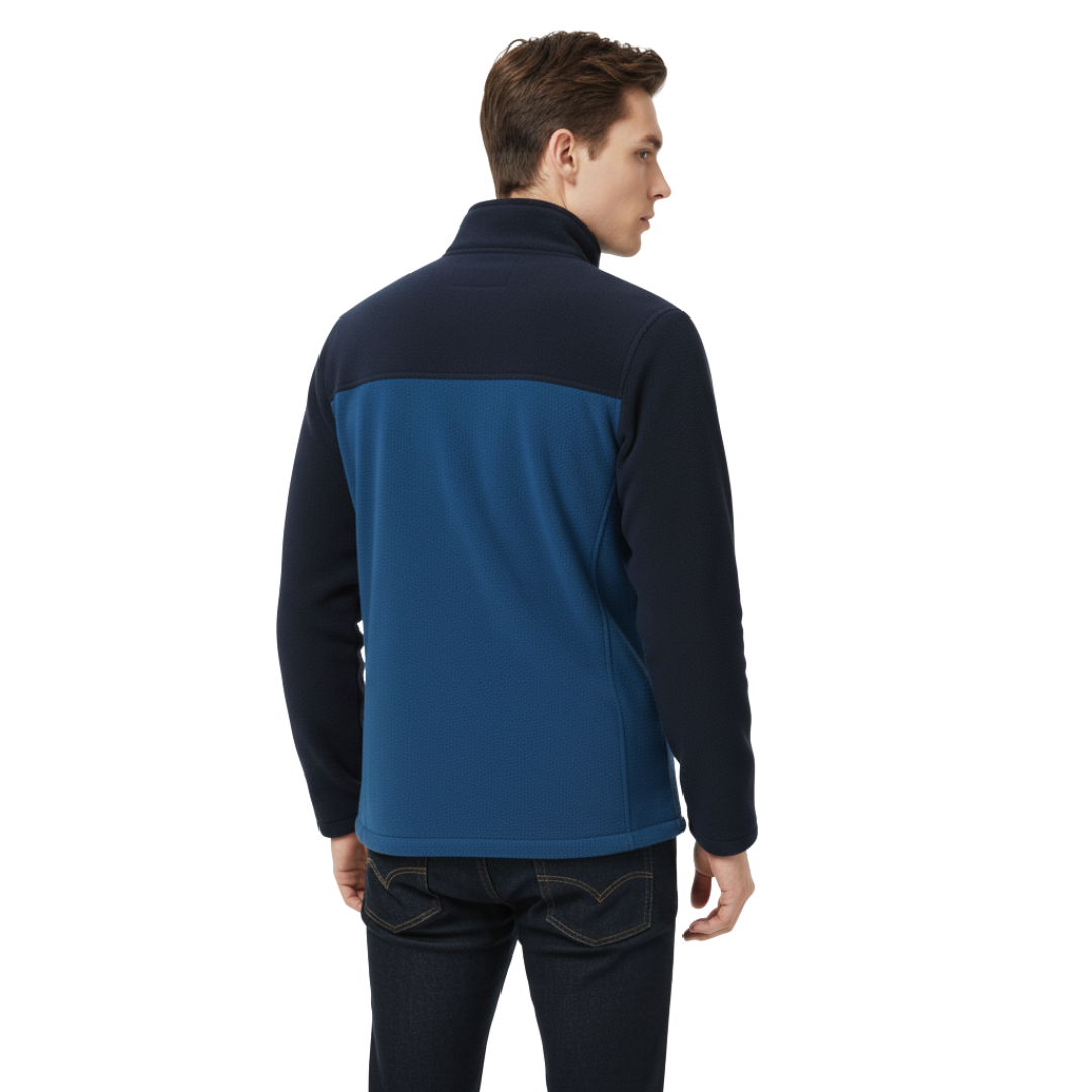 Men’s Softshell Fleece Jacket – Thermal Outdoor Zip-Up for Autumn & Winter