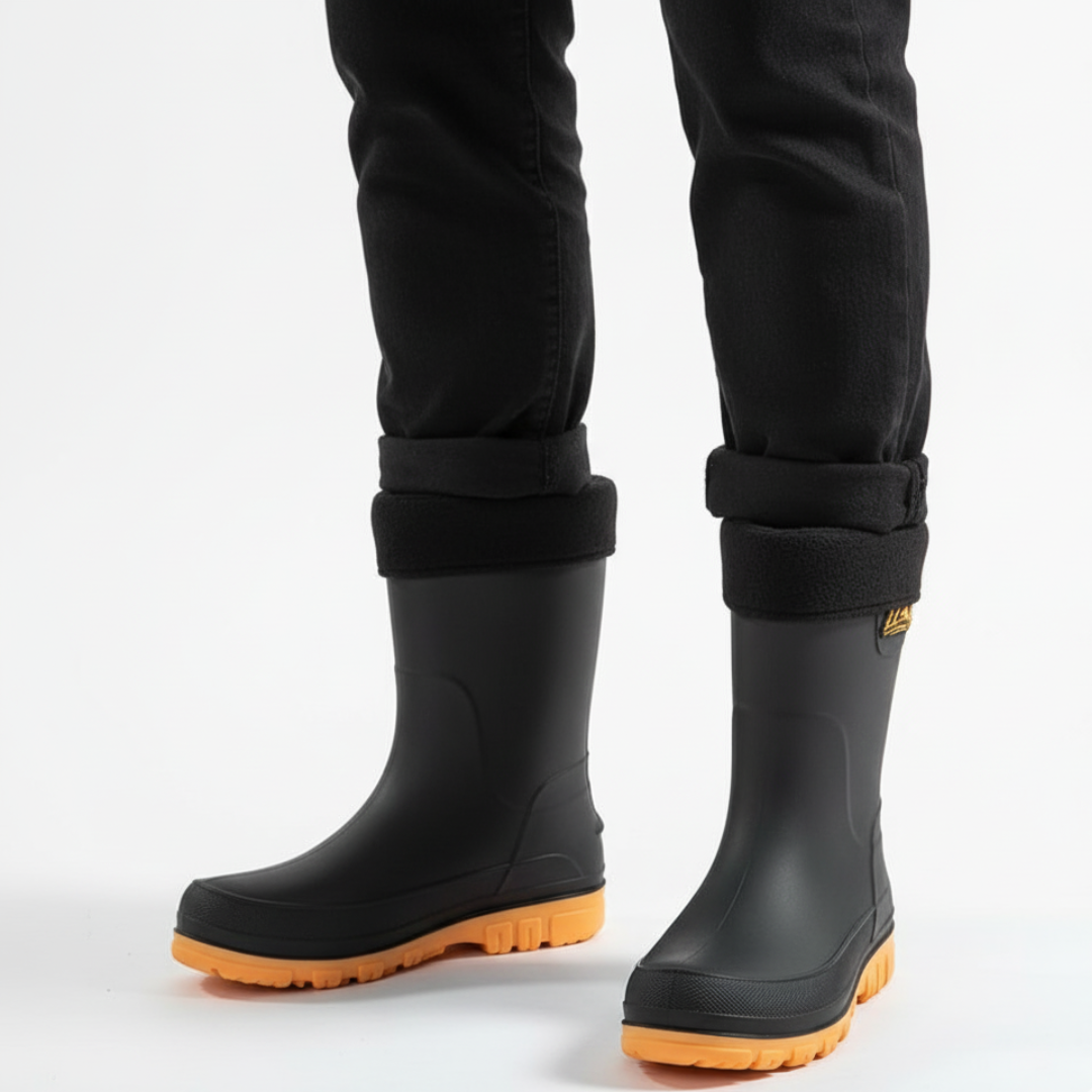 Rain Boots for Men – StormTread Mid-Calf Waterproof Boots