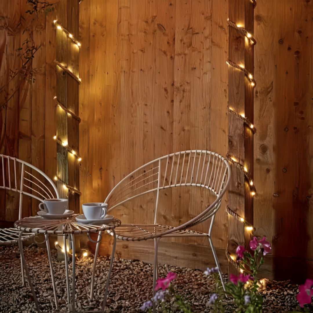 LED Rope Solar String – RetroGlow Waterproof Outdoor Light 5m/10m