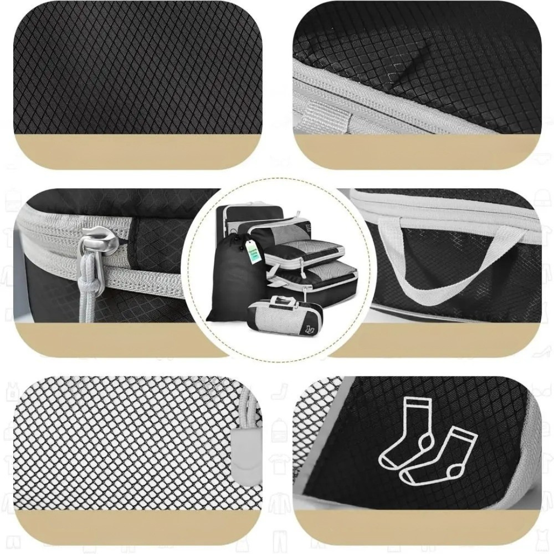 Nordspur | Packlyft Lightweight Polyester Packing Cubes