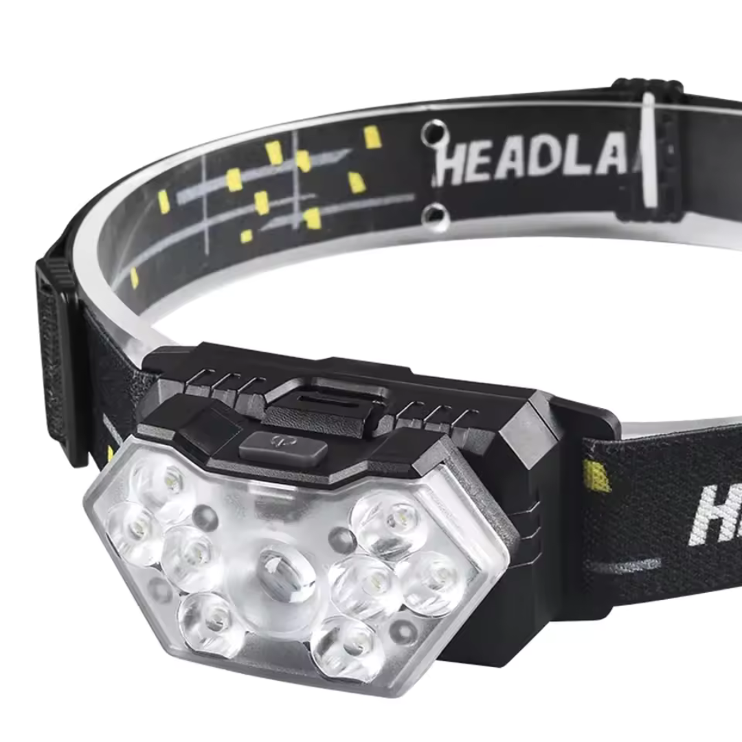 LED Headlamp 9-fold with Sensor & USB – ProBeam 6X