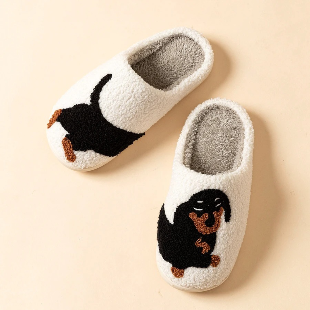 Slipper for Women – PawSnug Dachshund Cotton Indoor Slippers