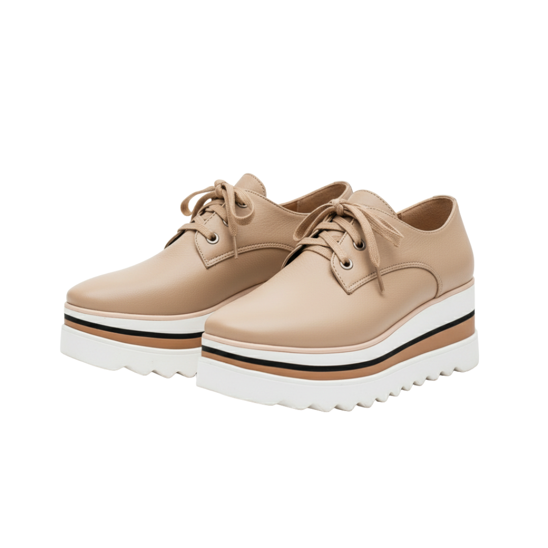 Nordspur | Solenne Platform Lace-Ups