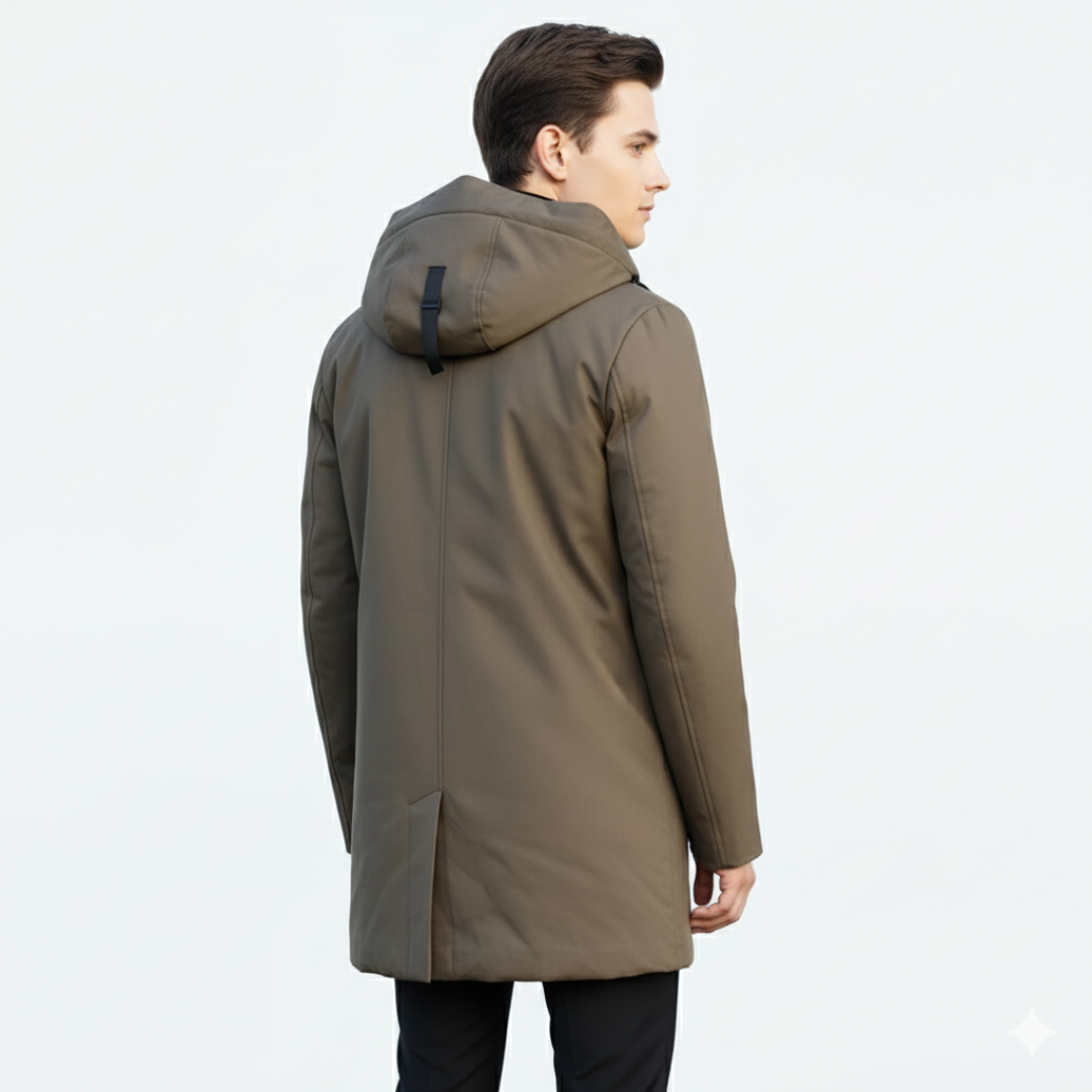 Men’s Waterproof Softshell Jacket – Windproof Hooded Raincoat