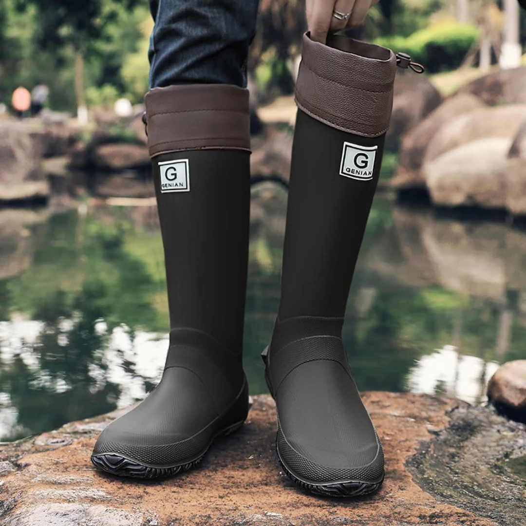 Rain Boots for Men – StormWade Knee-High Waterproof Boots