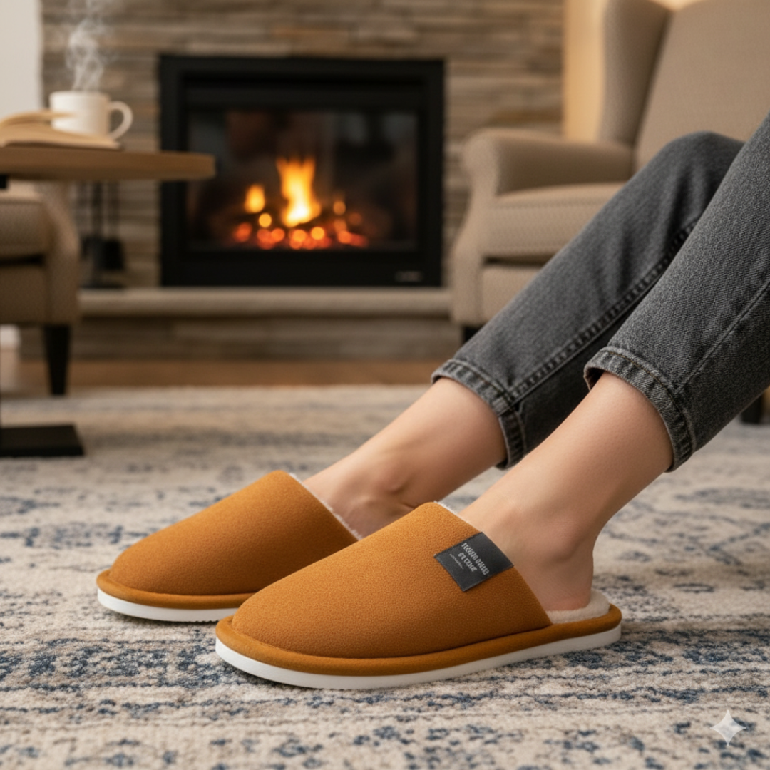 Slipper for Women – SoftStep Faux Suede Indoor Winter Slippers