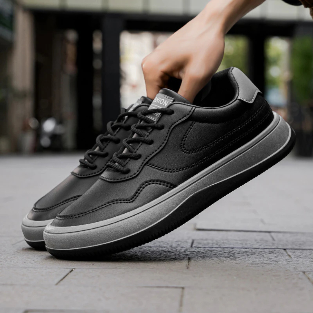 Leather Sneakers – Serata Luxe Trainers