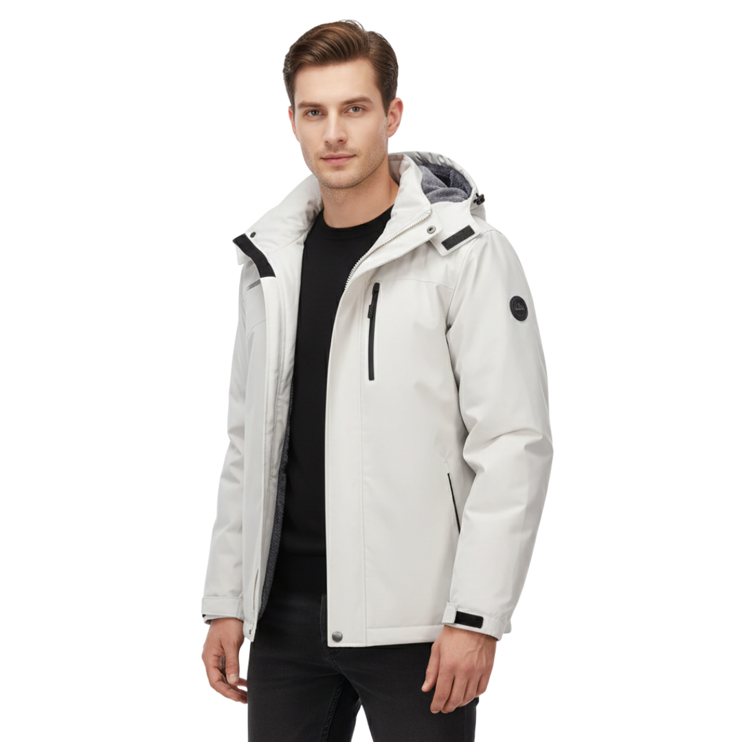 Men’s Waterproof Jacket with Hood – Rain & Windproof Coat