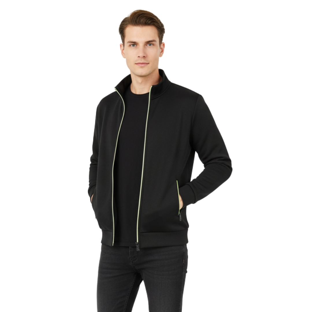 Men’s Full Zip Fleece Jacket – Thermal Knit