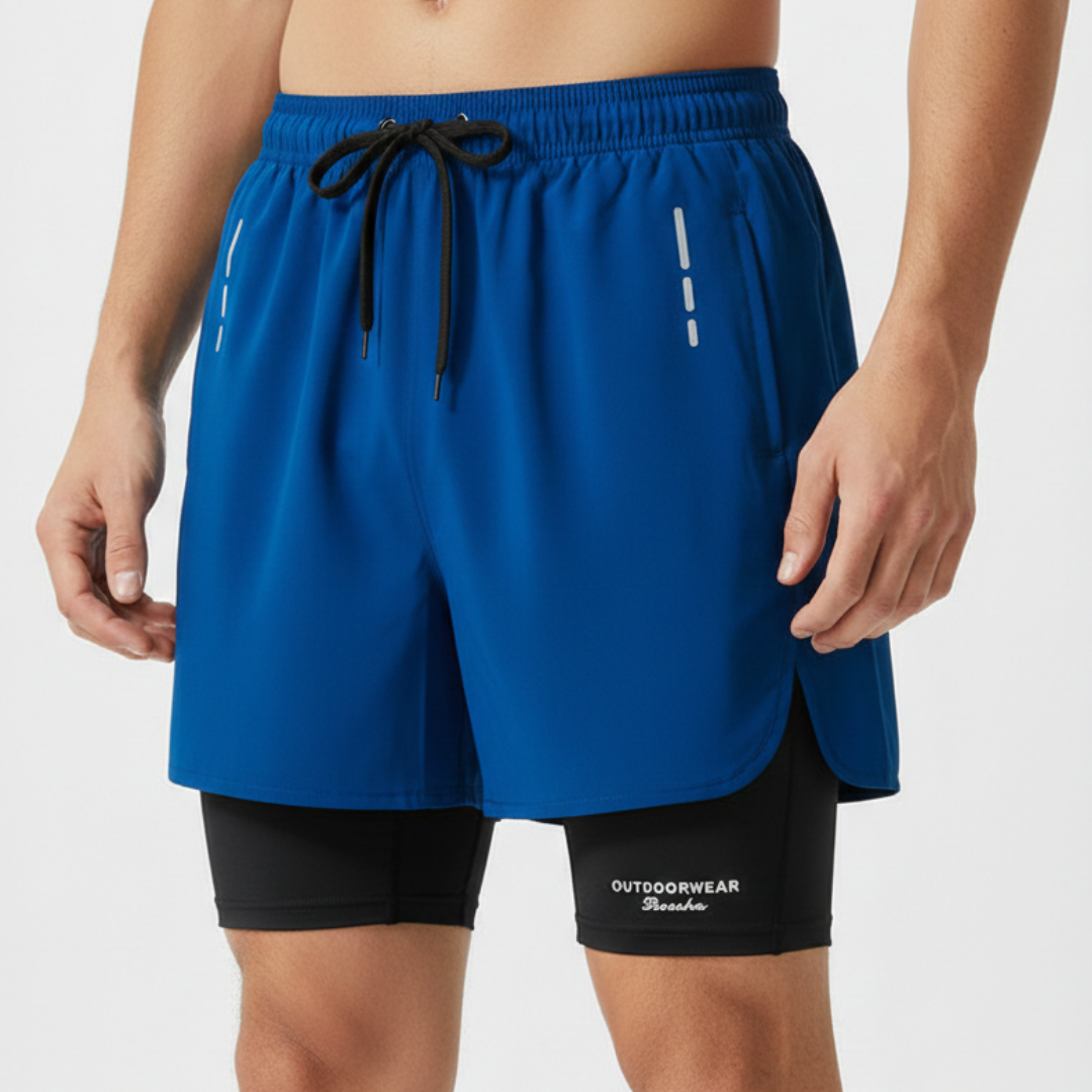 Nordspur | Veltoro Two In One Running Shorts