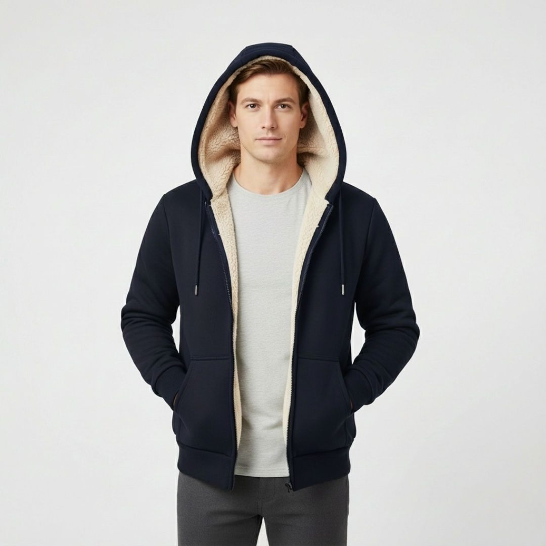 Nordspur | Heavyweight Hooded Zip Jacket