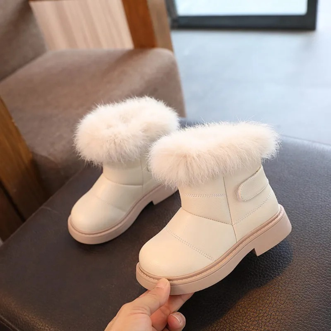Baby Winter Shoes – SnuggleStep Children’s Short Plush Boots