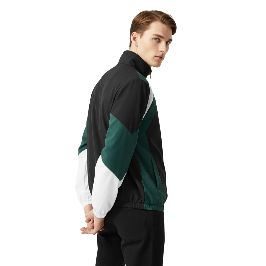 Men’s Lightweight Colour-Block Windbreaker – Sports Jacket