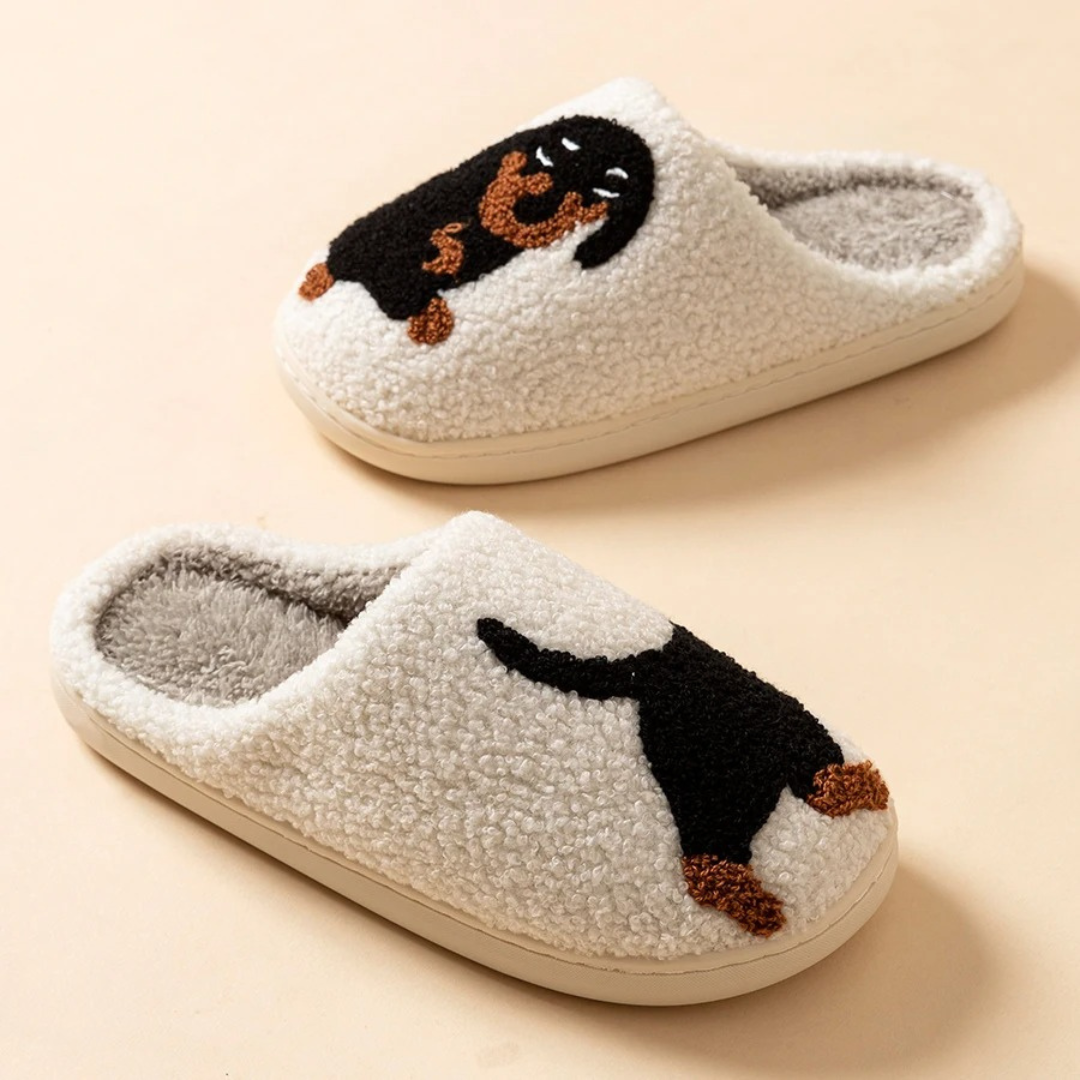 Slipper for Women – PawSnug Dachshund Cotton Indoor Slippers