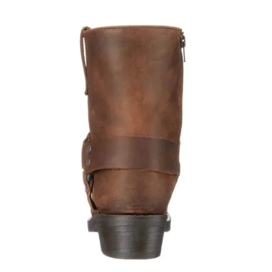 Boots Leather Cowboy – TrailForge Mid-Calf Slip-On Boots