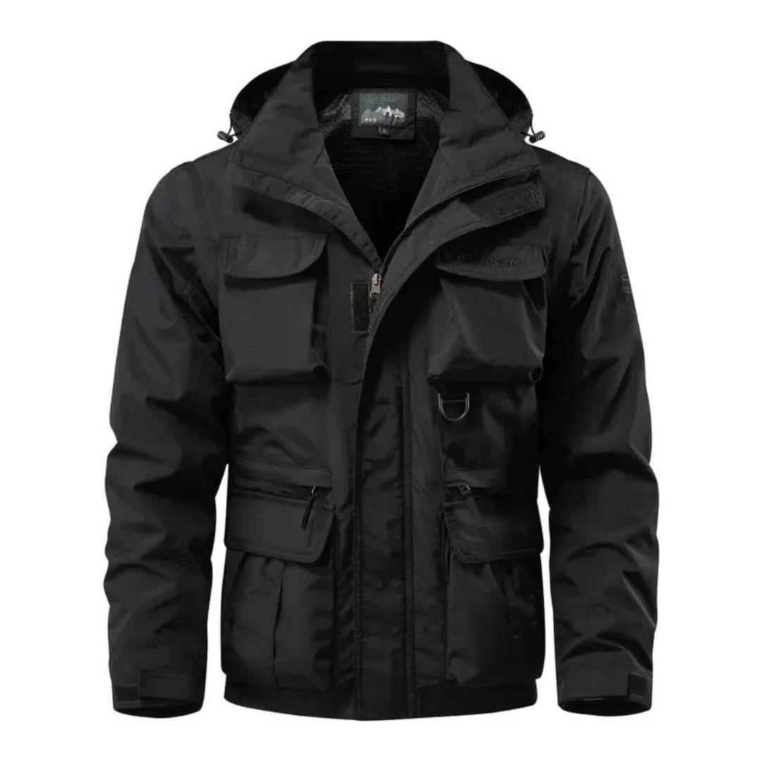 Men’s 3-in-1 Waterproof Jacket – Convertible Outdoor Coat