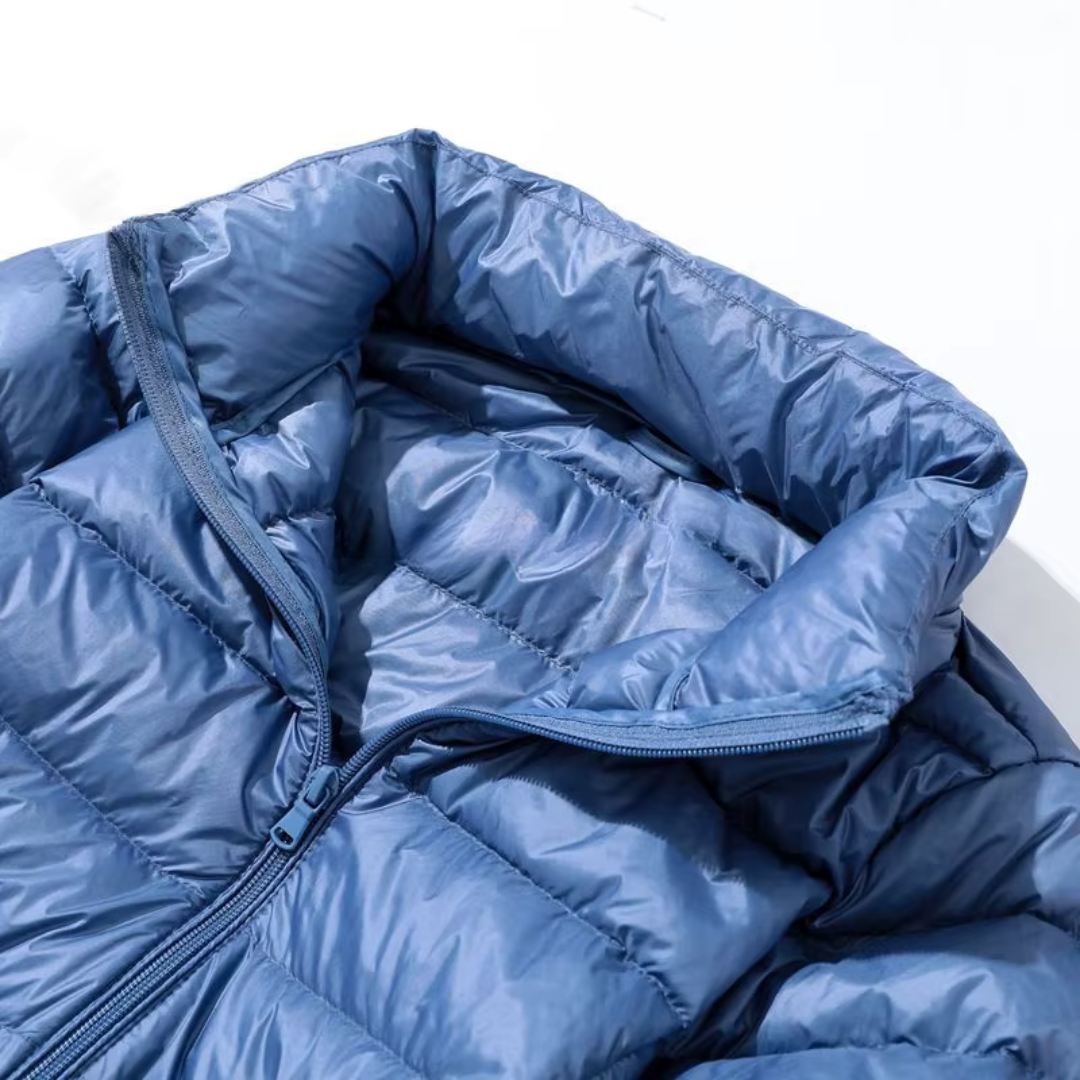 Women’s Long Lightweight Down Puffer Coat – Warm Hooded Coat