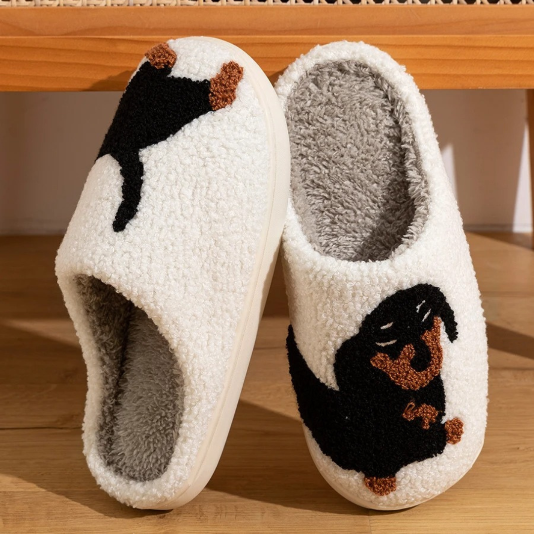 Slipper for Women – PawSnug Dachshund Cotton Indoor Slippers