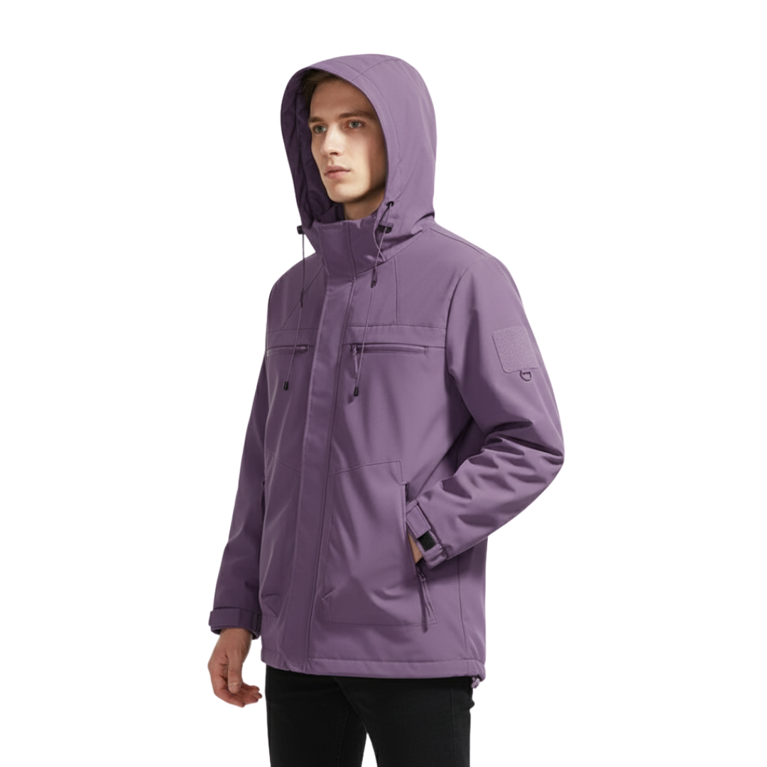 Unisex Waterproof Windbreaker – Lightweight Outdoor Rain Jacket