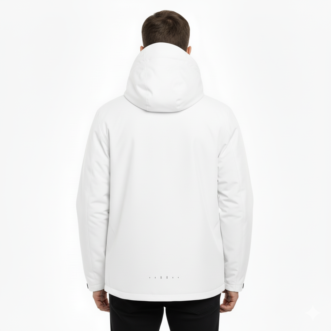 Men’s Hooded Waterproof Rain Shell Jacket – Casual Everyday Rain Jacket for Men