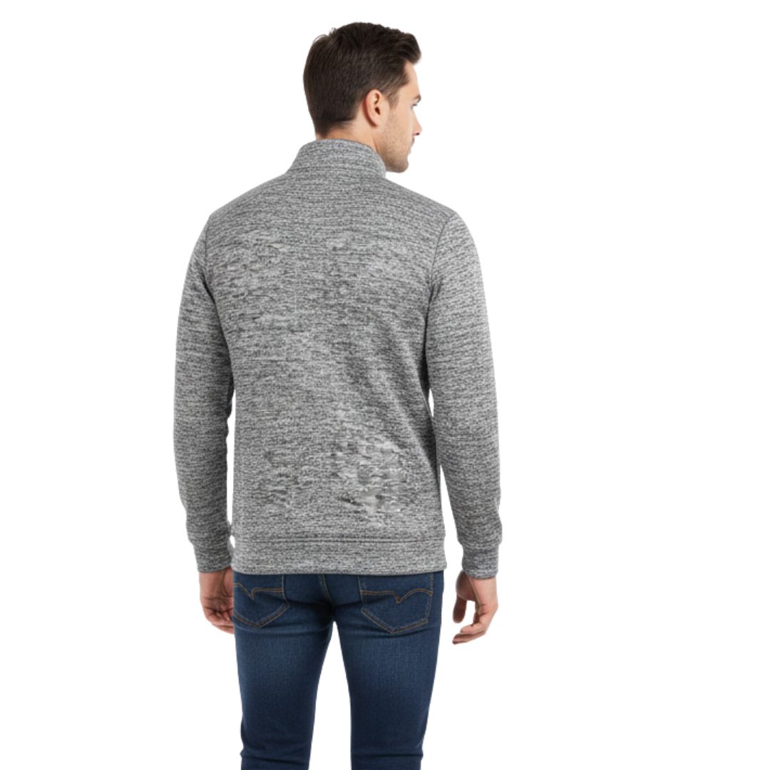 Men’s Full Zip Fleece Jacket – Thermal Knit