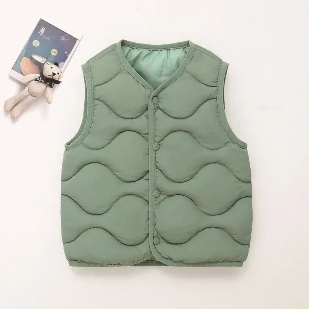 Children’s Winter Vest Jacket – PuffNest Cotton-Padded Gilet for Boys & Girls