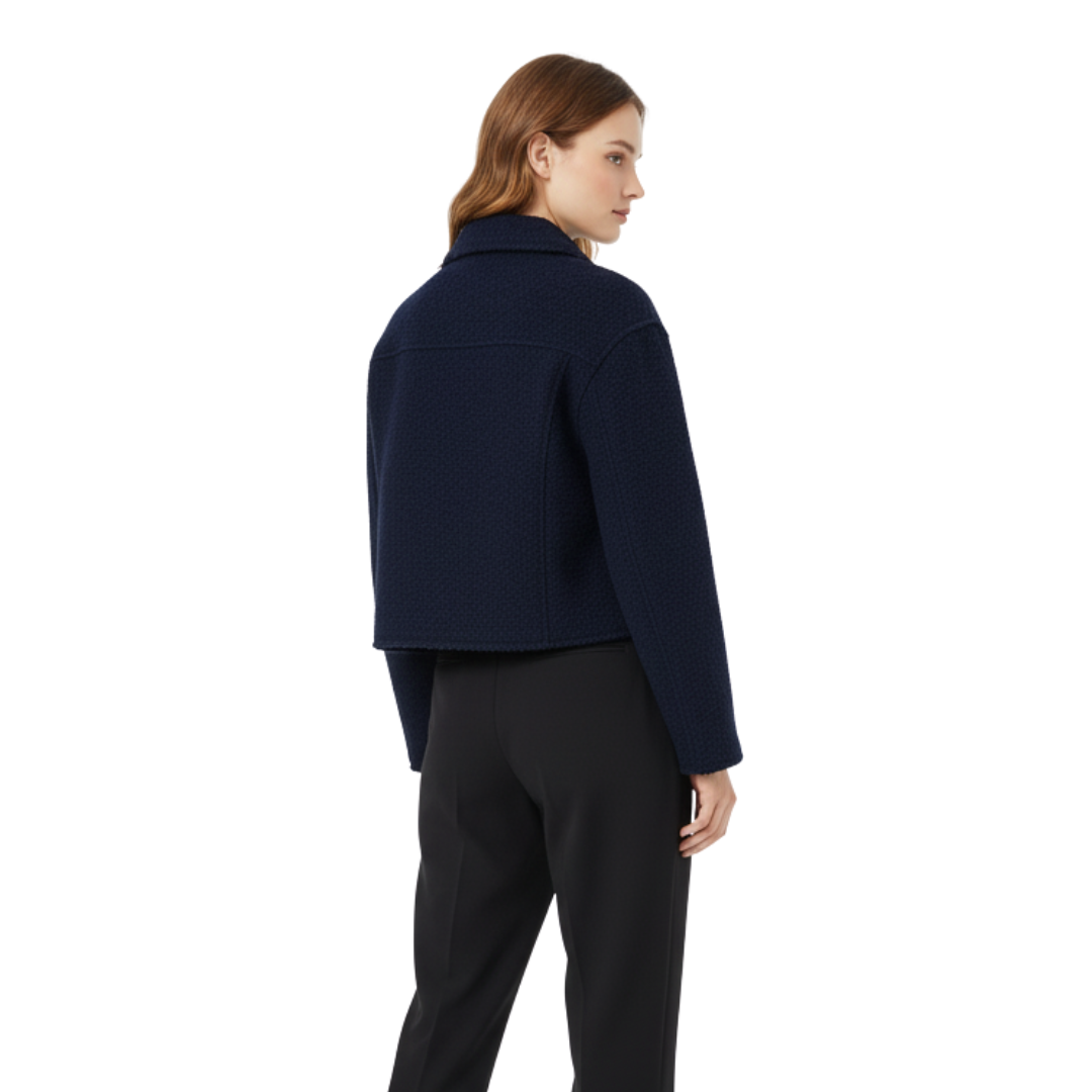 Women’s Zip-Up Fleece Jacket – Westmere SoftWool Pocket Coat