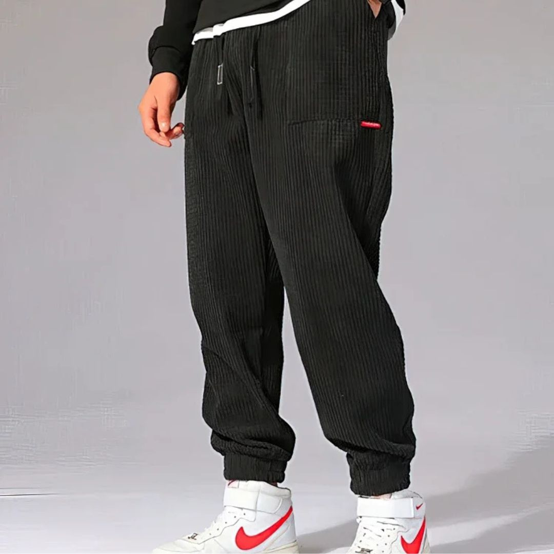 Fleece Joggers for Men – CorduEase Thermal Harem Trousers