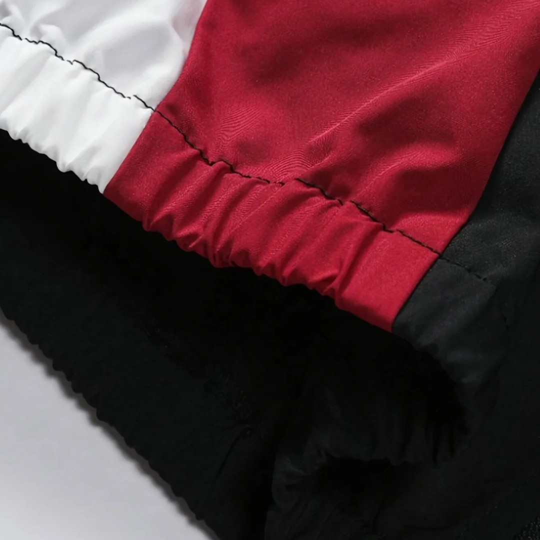 Men’s Lightweight Colour-Block Windbreaker – Sports Jacket
