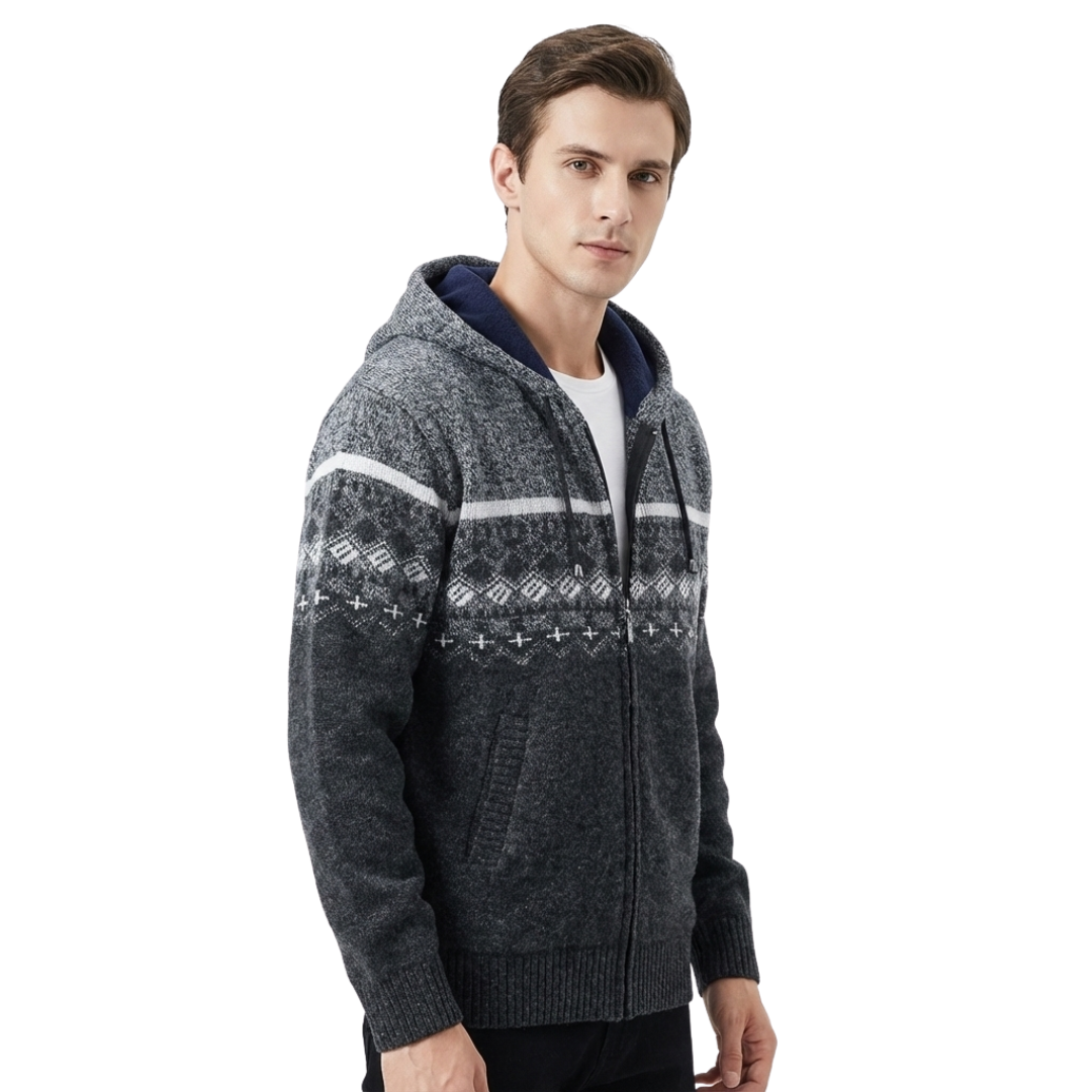 Nordspur | Hooded Knit Cardigan