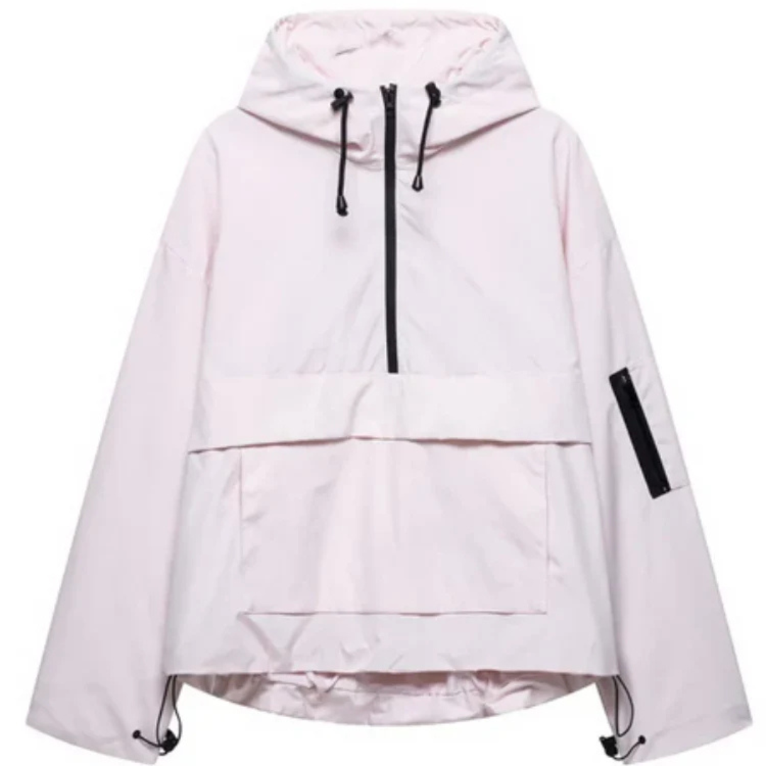 Waterproof All-Weather Coat with Hood & Front Pocket – StormShield Parka