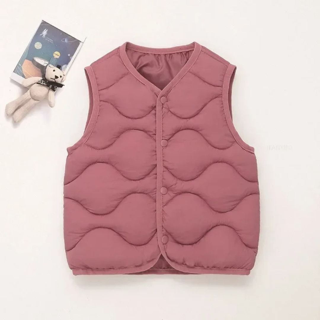 Children’s Winter Vest Jacket – PuffNest Cotton-Padded Gilet for Boys & Girls