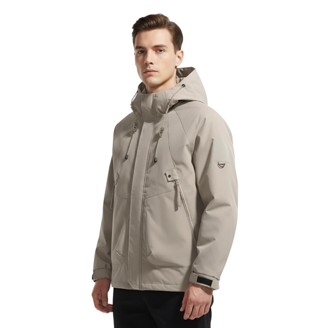 Unisex Waterproof Windbreaker – Lightweight Outdoor Rain Jacket