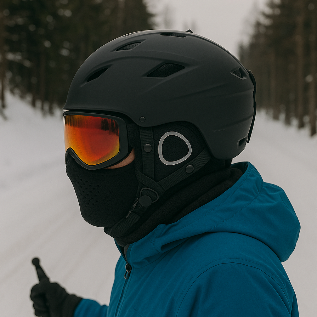 Ski Helmet with Half Shell – AlpenGuard