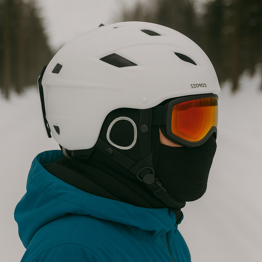 Ski Helmet with Half Shell – AlpenGuard