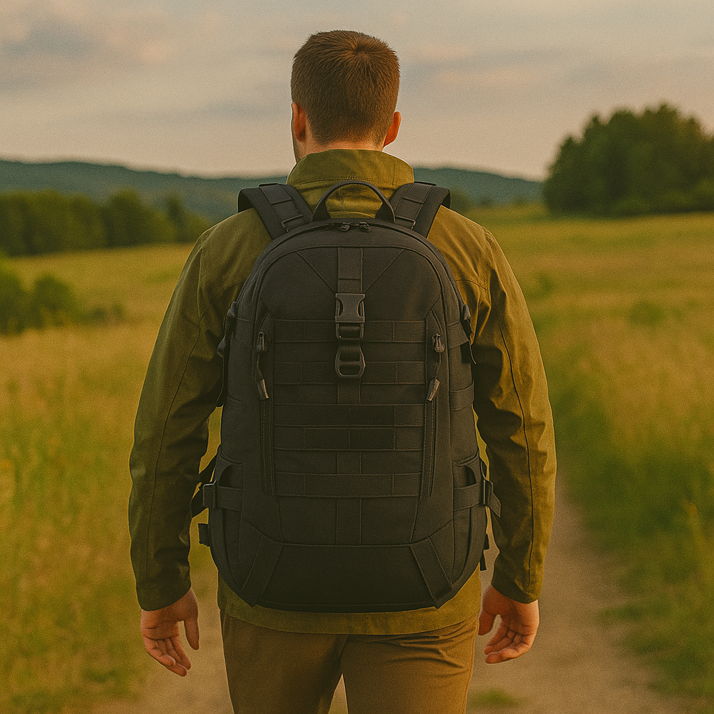 Robust Outdoor Backpack 40L with Reflector – Pickag ReconPack