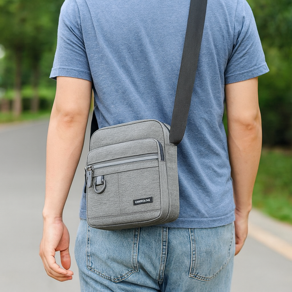 Canvas Shoulder Bag for Men – City Carrier