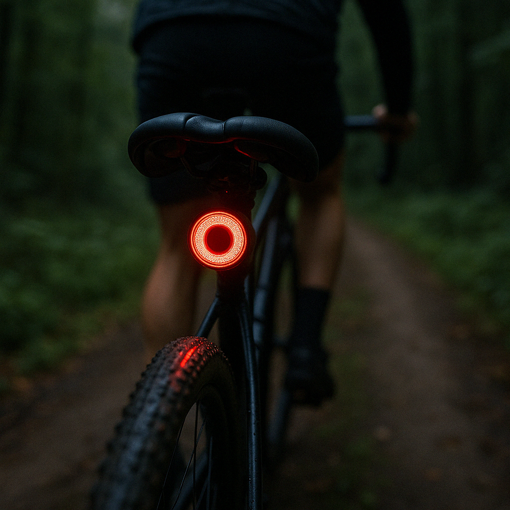 USB-C Bicycle Rear Light with Aluminium Housing & Dimmer – VisionRide Pro