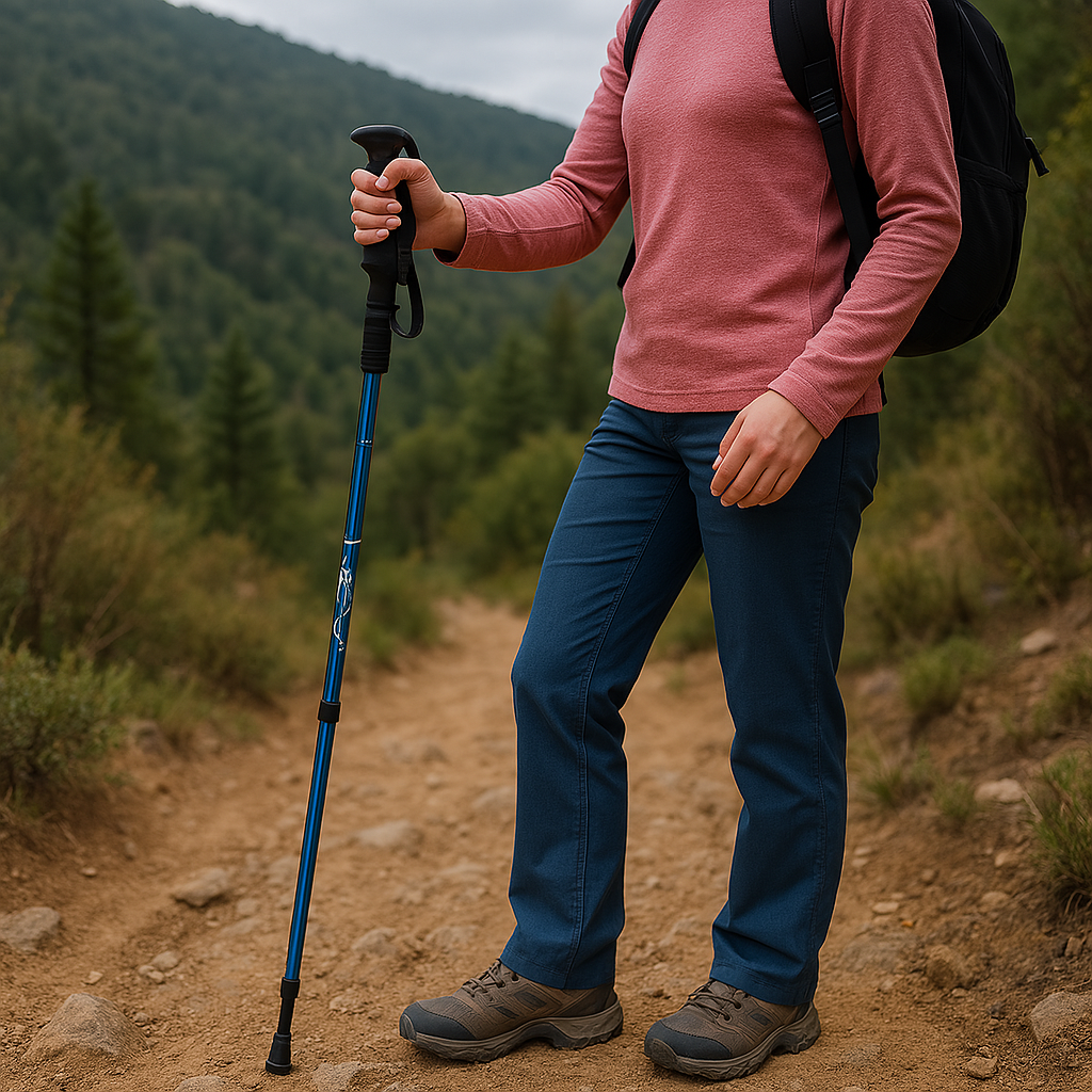 Folding Trekking Pole 5-Piece, Ultra-Light & Adjustable – PeakLite Fold