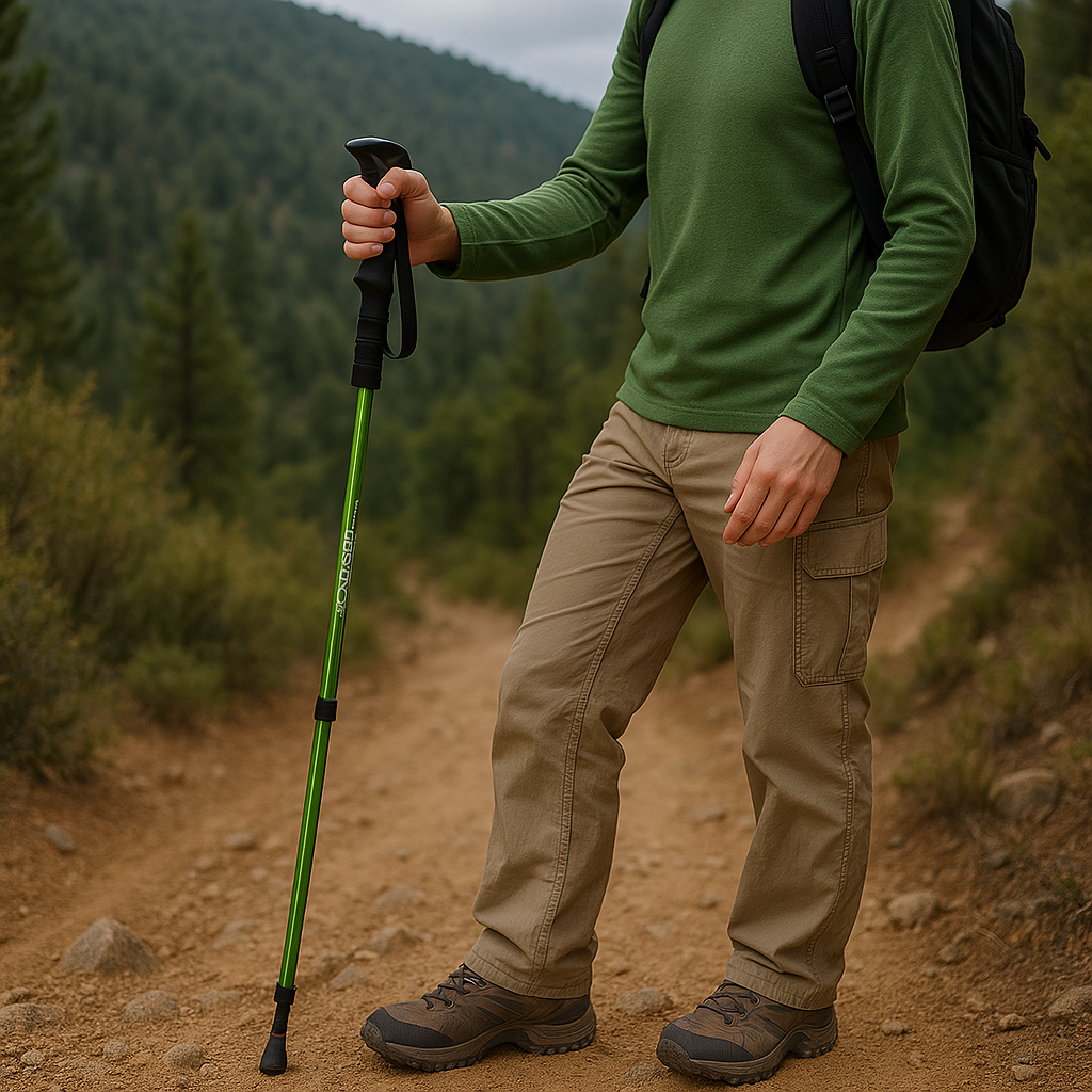 Folding Trekking Pole 5-Piece, Ultra-Light & Adjustable – PeakLite Fold