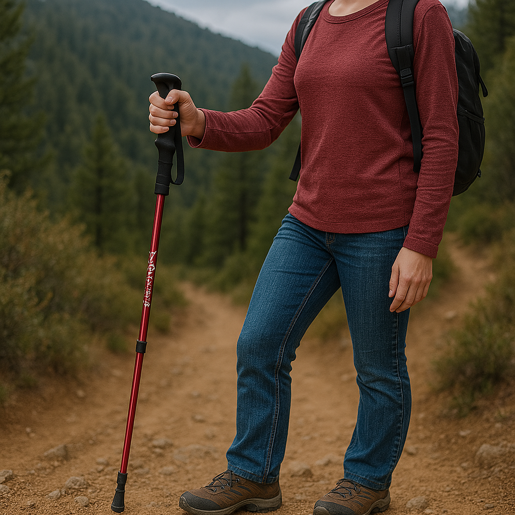 Folding Trekking Pole 5-Piece, Ultra-Light & Adjustable – PeakLite Fold