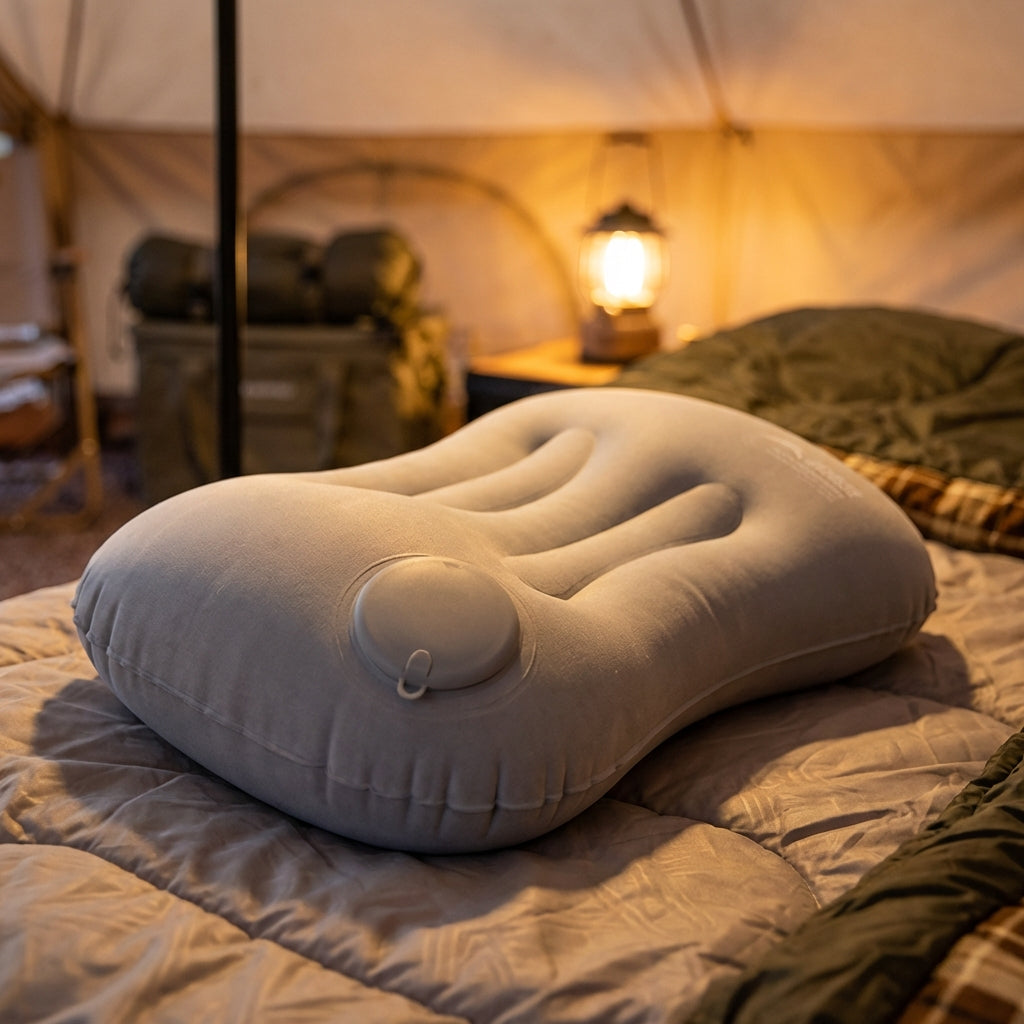 Nordspur | AirLoom Inflatable Travel Pillow Design