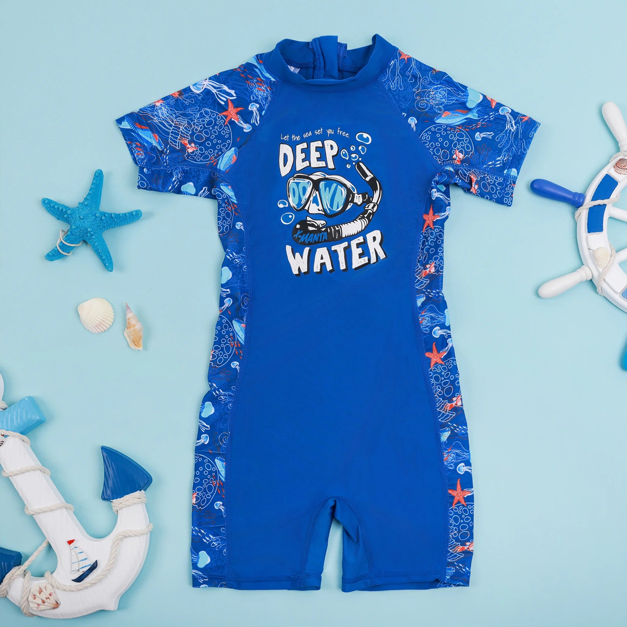Nordspur | Aqualexy Short Sleeve Kids Swimsuit