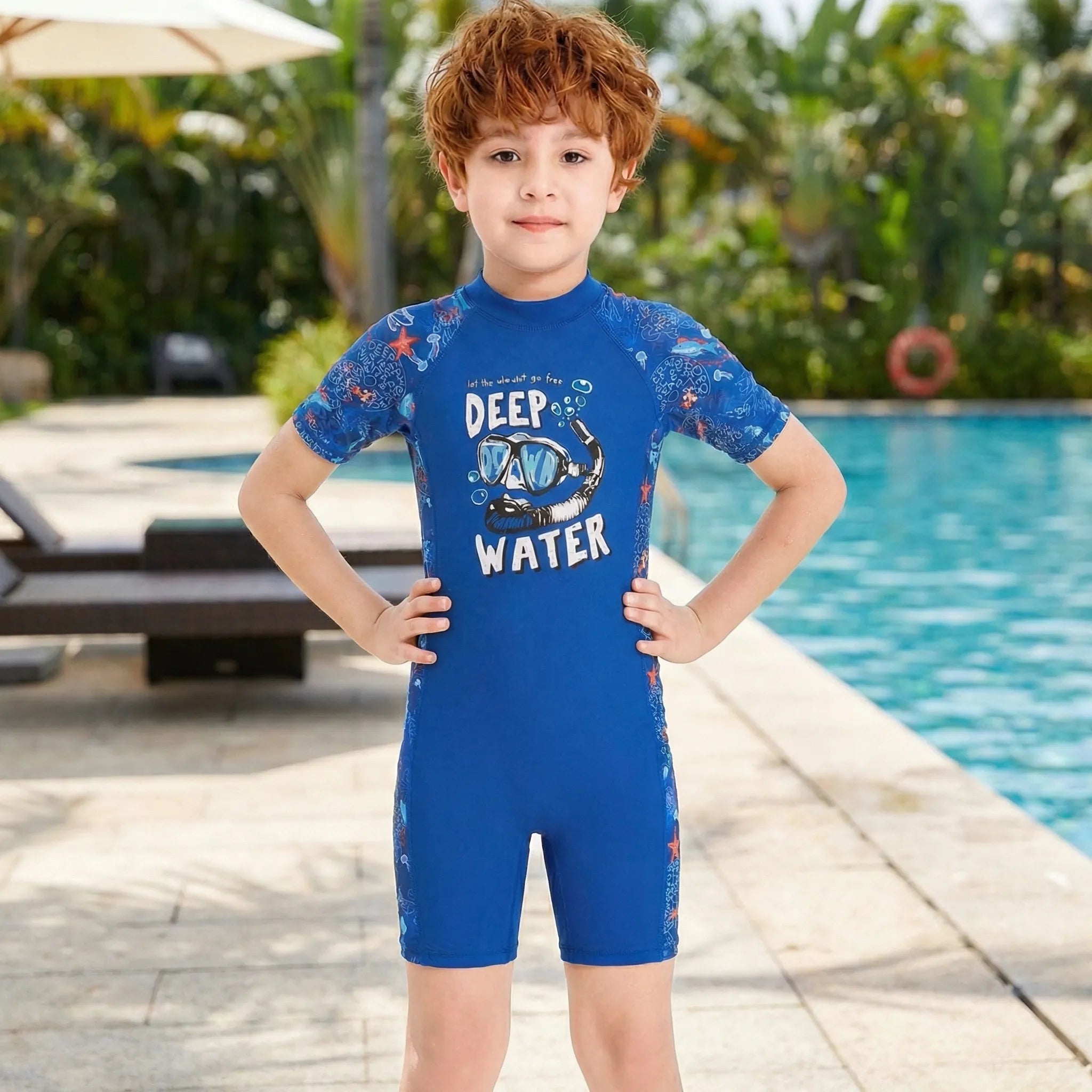 Nordspur | Aqualexy Short Sleeve Kids Swimsuit