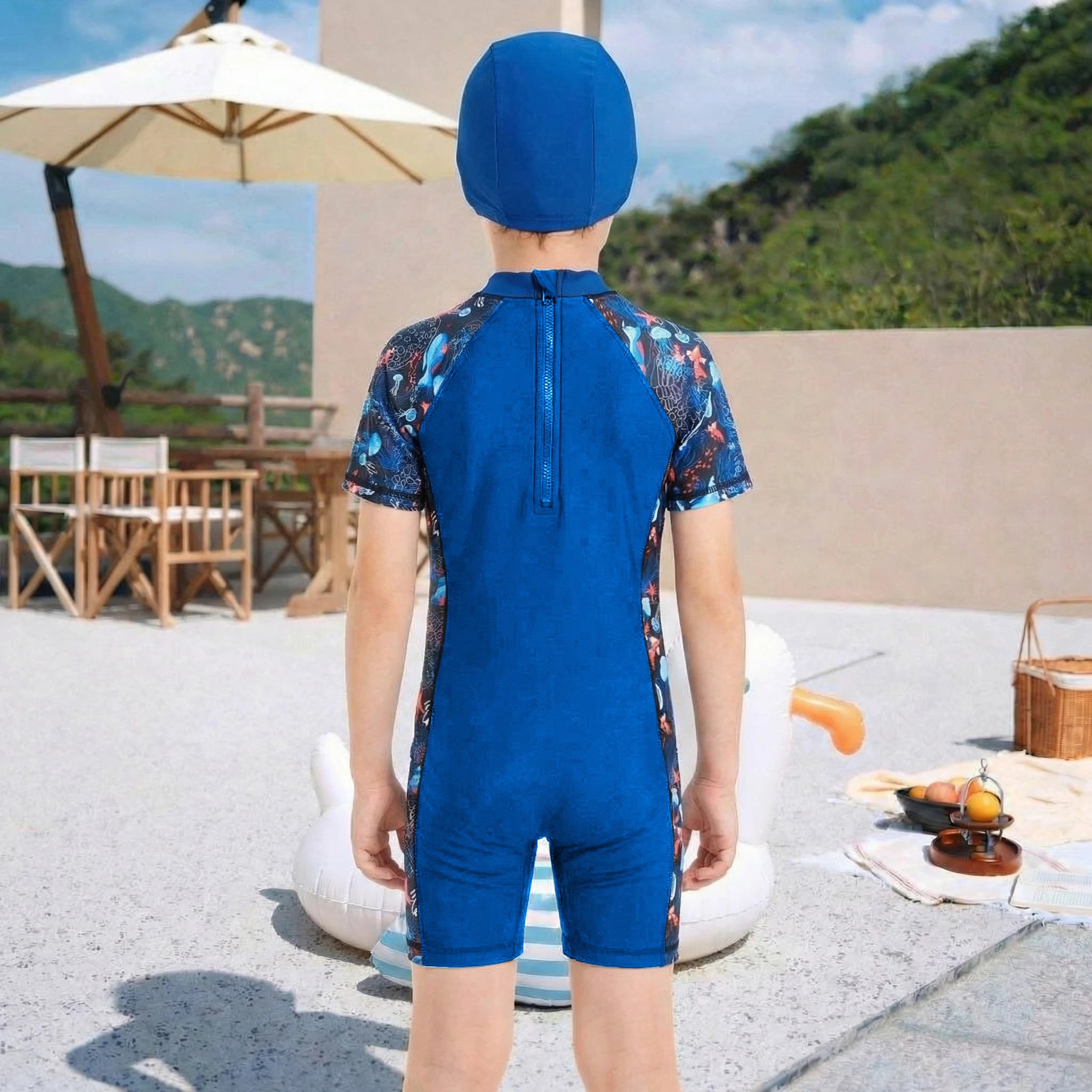 Nordspur | Aqualexy Short Sleeve Kids Swimsuit