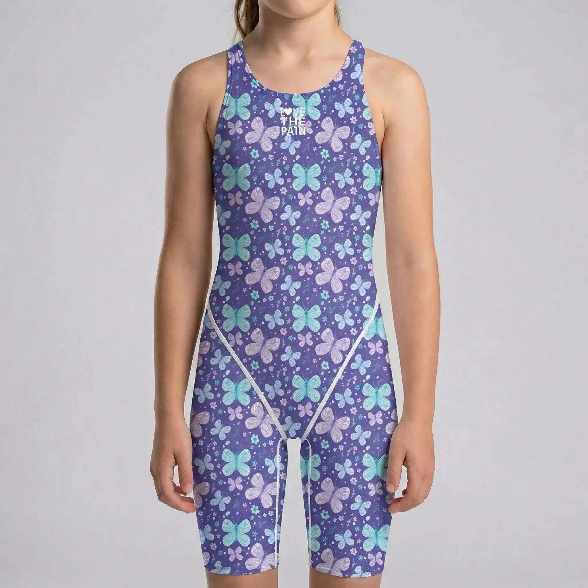 Nordspur | Aqualina Girls Knee Length Racerback Suit