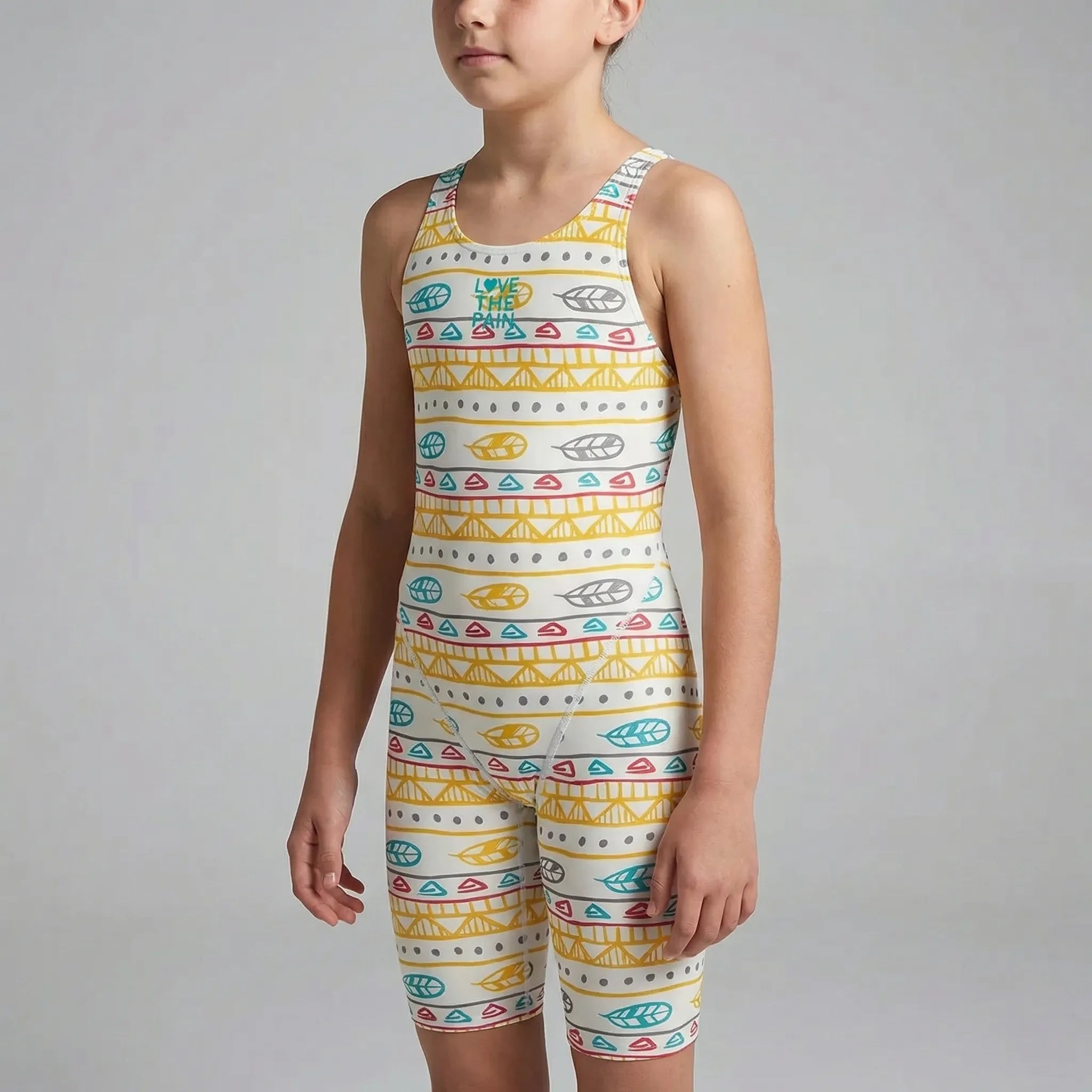Nordspur | Aqualina Girls Knee Length Racerback Suit
