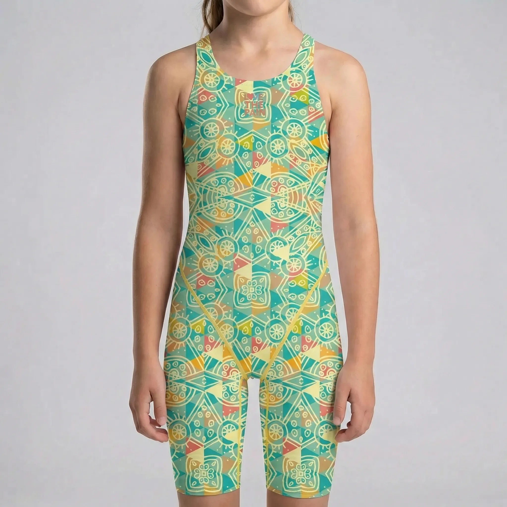 Nordspur | Aqualina Girls Knee Length Racerback Suit