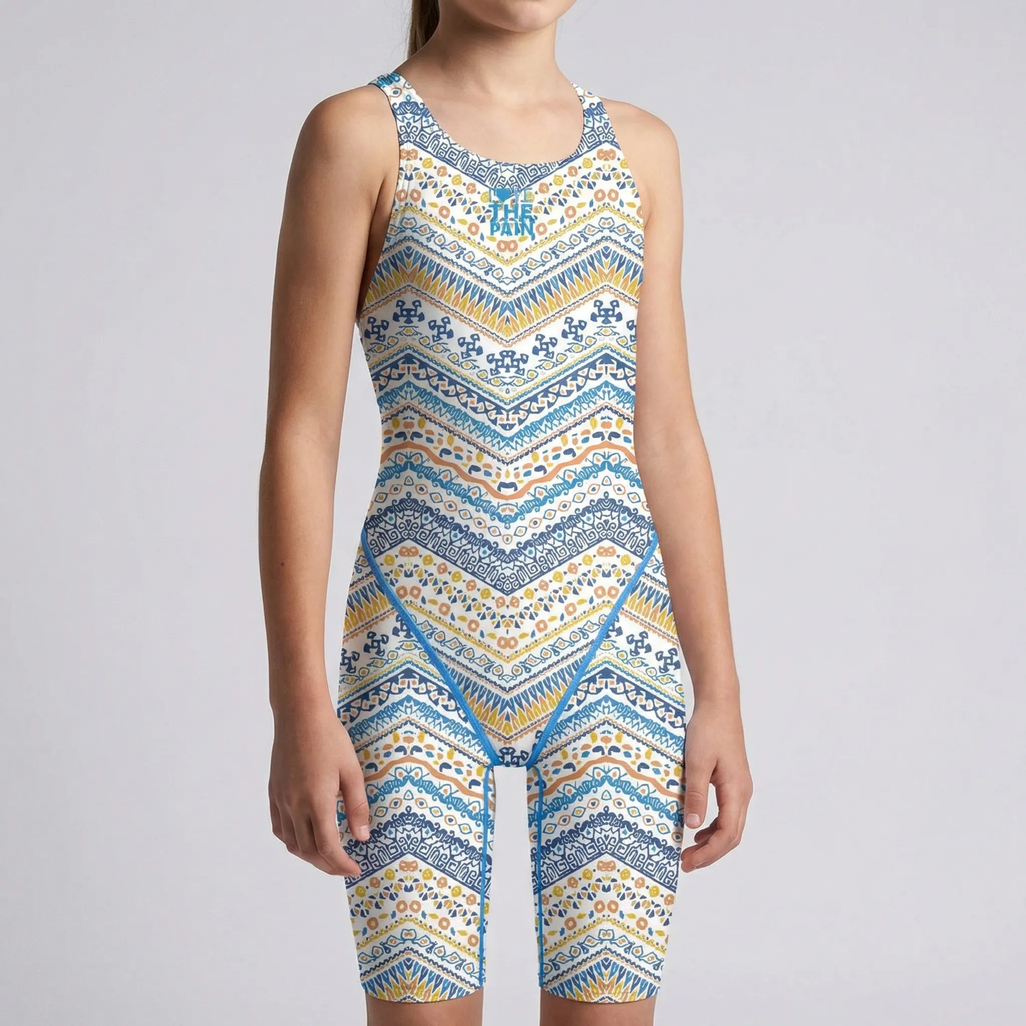 Nordspur | Aqualina Girls Knee Length Racerback Suit